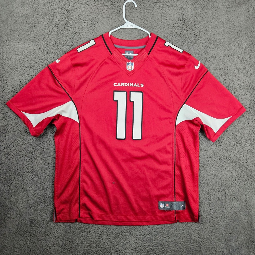 Nike Arizona Cardinals‎ Larry Fitzgerald 11 NFL Jersey Mens XXL Red On Field